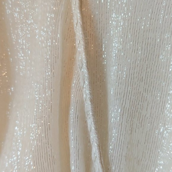 LoveShackFancy Creamy White Silk Romper NWT - Picture 9 of 11